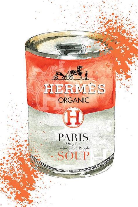 Hermes Soup Canvas Print by Mercedes Lopez Charro 